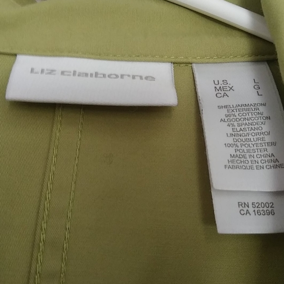 Liz Claiborne Long Jacket NWOT - Picture 3 of 6